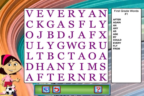 Dolch Word Search Puzzles: Vocabulary Word Search Puzzles Games for All Dolch Words and Nouns - Powered by Flink Learning screenshot 4