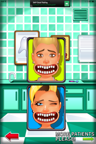 Aaah! Celebrity Dentist HD-Ace Awesome Game for Boys and Little Flower Girls screenshot 3