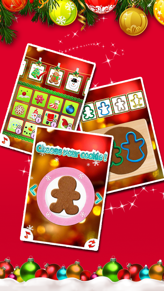 Christmas Gingerbread Cookies Mania! - Cooking Games FREEのおすすめ画像4