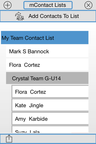 mContacts Address Book -  eShare Contact Lists, Group Roll Call+ Checklists, Speed Dial, Group Email & Text screenshot 3