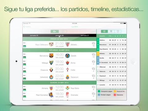 Resultados de Fútbol HD screenshot 3