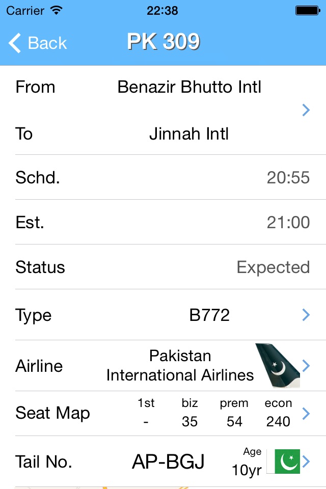 Pakistan Airport - iPlane Flight Information screenshot 3