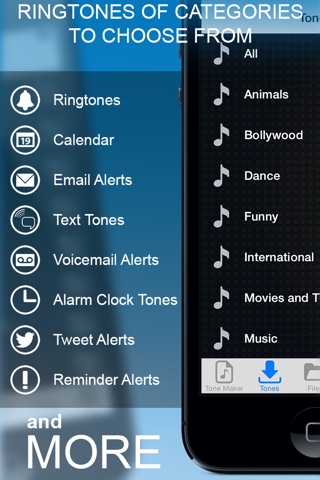 Free Ringtone Download Pro - Create Unlimited Ringtones, Text Tones, Email Alerts, and More! screenshot 2