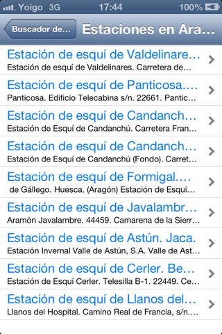 Estaciones de Esquí de España screenshot 2