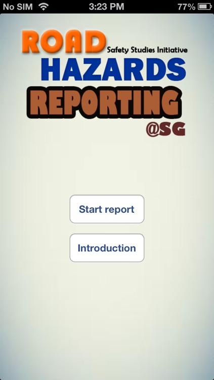 Road Hazards Reporting