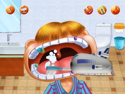 Crazy Dentist Free-Kids Game HD screenshot 3