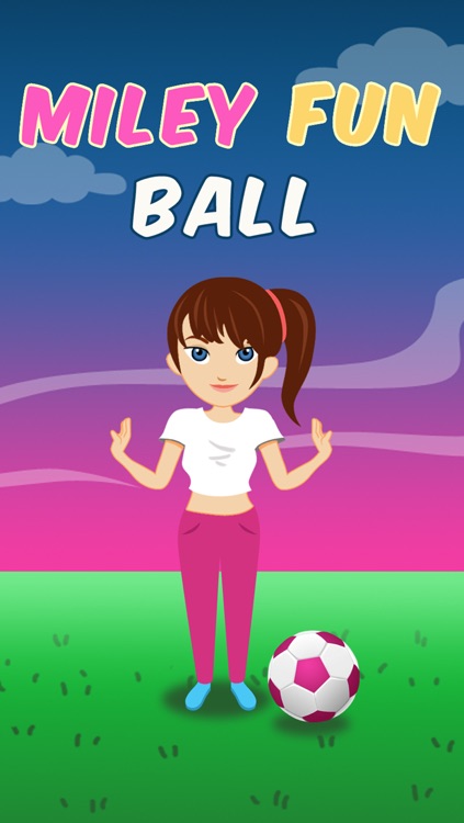 Miley Fun Ball - Kicking Popstar Girl