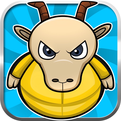 Stupid Ninja Farm Goat jumping - Funny hay pile jumping game for kids icon