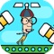 Help the Nerd with a Propeller Hat Fly through the Obstacles