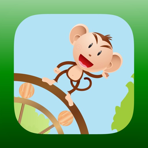 Jumping Monkey: a jungle wheel hopping adventure Icon