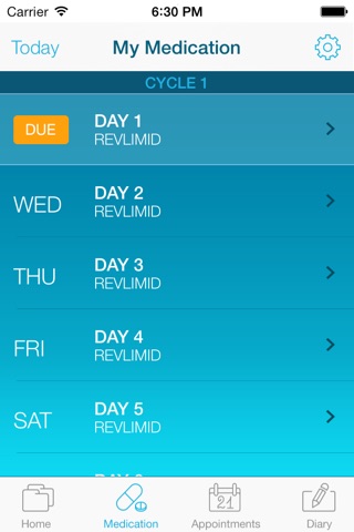 MyRevlimid screenshot 3