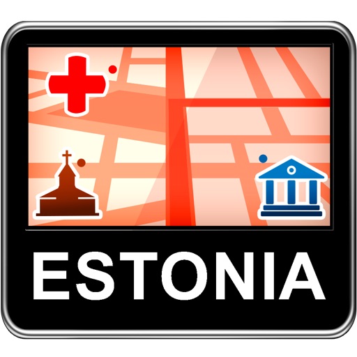 Estonia Vector Map - Travel Monster icon
