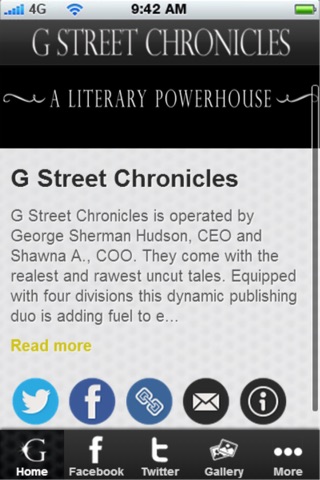 G Street Chronicles Books screenshot 2