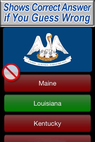 US State Flags Practice Quiz - The Free Educational United States Flag Trivia Game screenshot 3