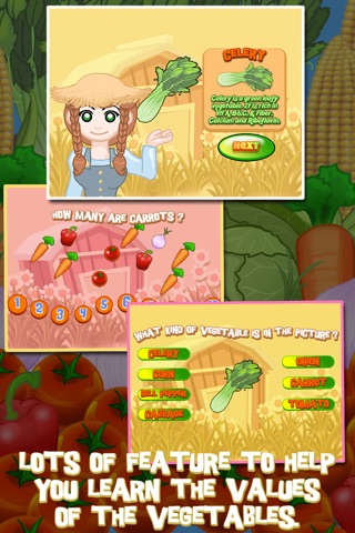 Healthy Farm Vegetables for Growing Kids screenshot 2