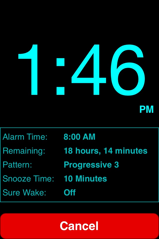 Progressive Alarm Clock screenshot 2