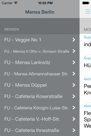 Mensa Berlin screenshot 2