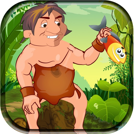 Caveman Challenge - Stone Age  Fishing Frenzy Icon