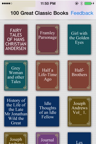 100 Great Classic Books screenshot 2