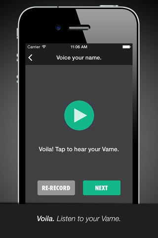 Vame - Voice your Name screenshot 3