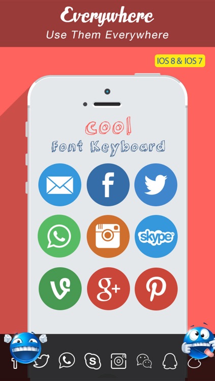 Font Keyboard Pro - Cool New Text Styles & Emoji Art Font For iMessage, Twitter, Kik, Facebook Messenger, Instagram Comments & More!