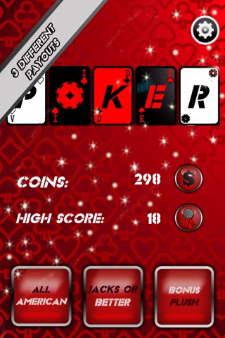 Red Video Poker screenshot 3
