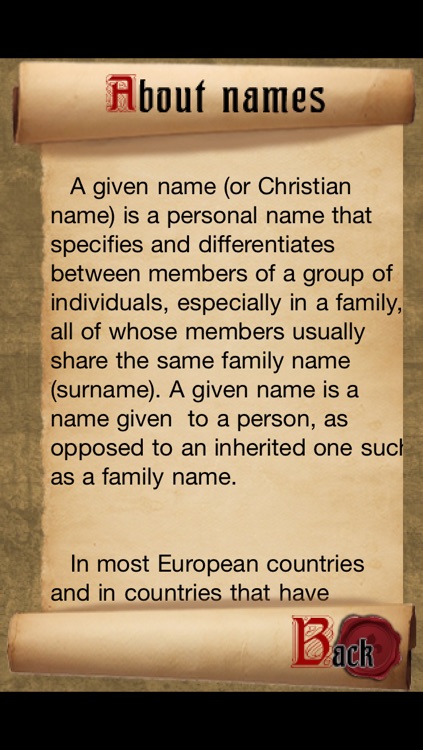 Name Scroll: What Your Name Means