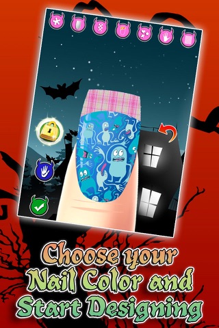 Zombie Monster Nail Dress up Salon Games for Girls and kid Free 2014 screenshot 3