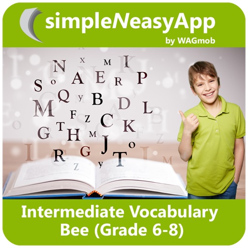 Intermediate Vocabulary Bee by WAGmob (Grade 6-8) icon