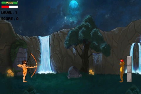 Caveman arrow and apple shooting game - Free Edition screenshot 3