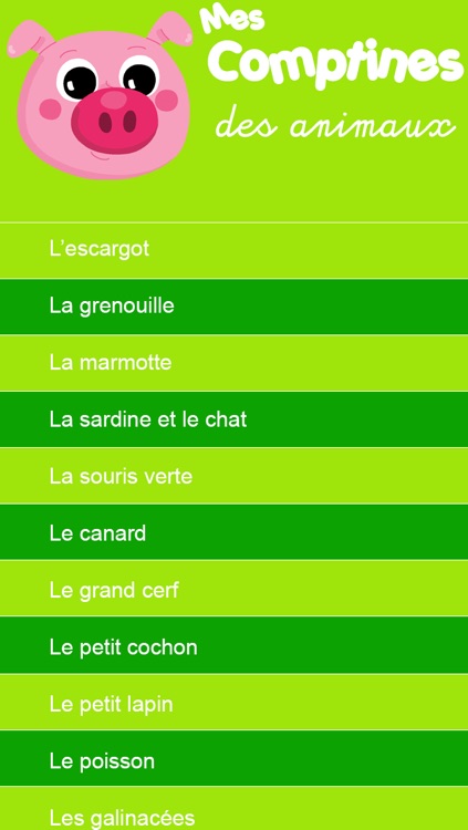 Mes comptines des animaux