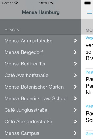 Mensa Hamburg Uni HS - Studenten und Mitarbeiter screenshot 2