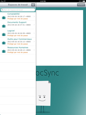 eDocSync Tablet iOS edition screenshot 2