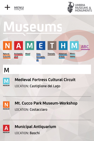 Umbria Museums & Monuments - Umbria App screenshot 2