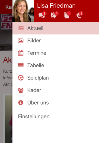 FC Bayern Fanclub Katze Kahn screenshot 2