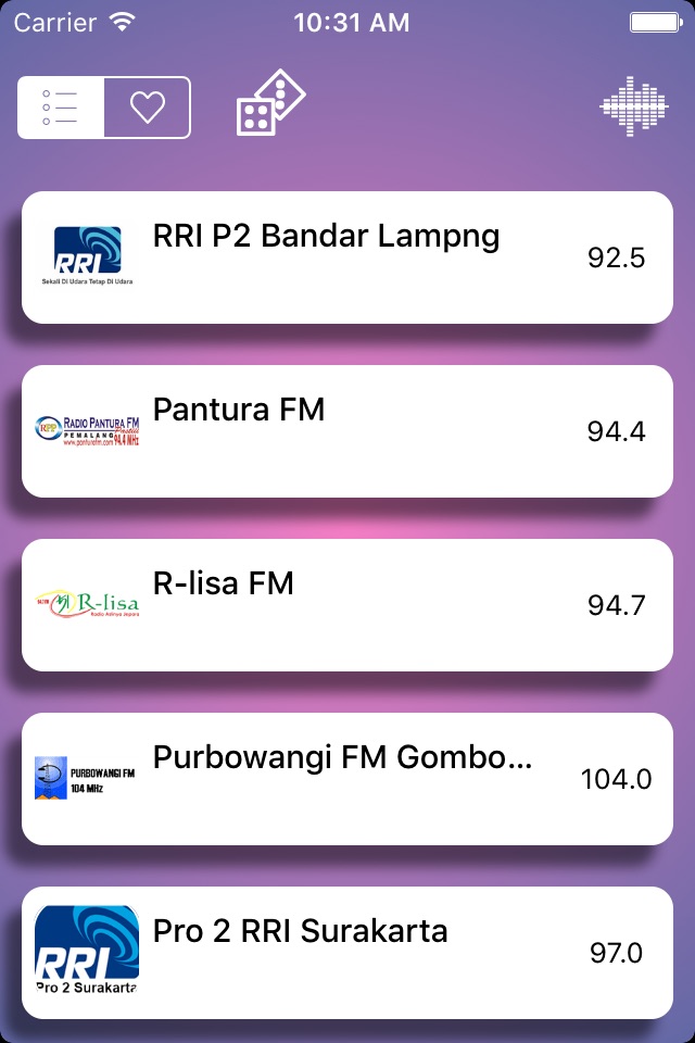 Radio Indonesia (Indonesian) - The best radios stations for free music, sports, news. screenshot 3