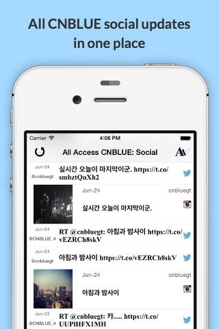 All Access: CNBLUE Edition - Music, Videos, Social, Photos, News & More! screenshot 3