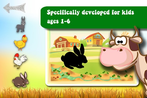 Free Shape Game Farm Animals Cartoon screenshot 2