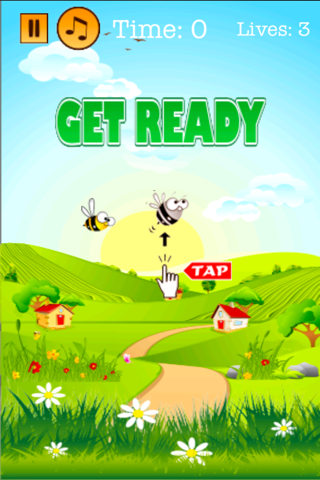 Flappy Bee Free screenshot 2