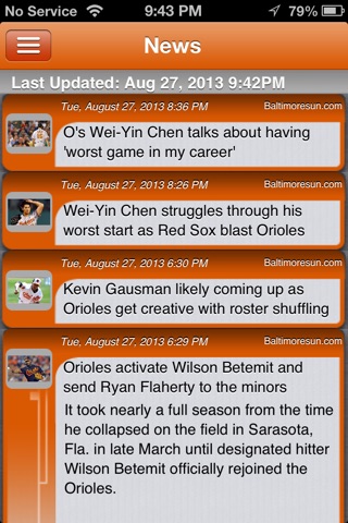 Baltimore Baseball Live screenshot 4