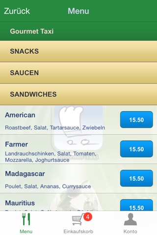 Gourmet Taxi screenshot 2