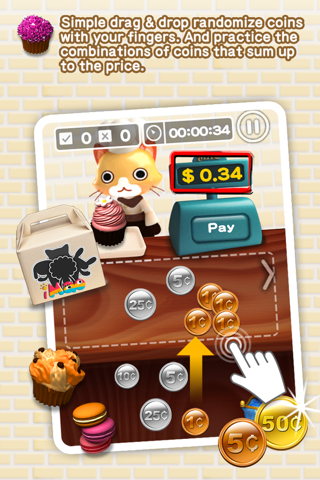 Cupcake Shop - Smart monetary Educational Game for kids screenshot 2