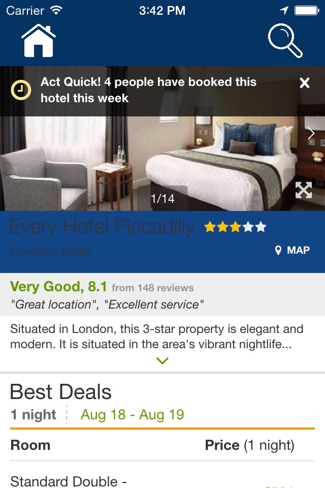New York Hotels + Hotels Tonight in New York Search and compare price screenshot 4