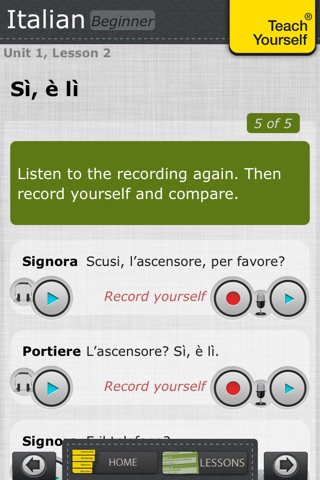 Italian: Teach Yourself® screenshot 3