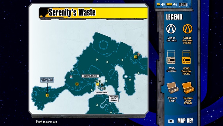 Official Map App for Borderlands: The Pre-Sequel