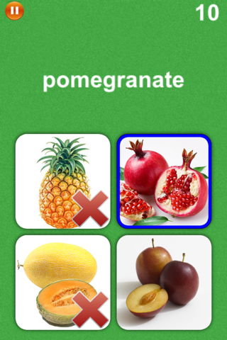 Lovely baby fruit match and knowledge game FREE screenshot 3