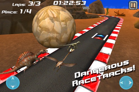 Jurassic Racer - Dinosaur Racing Game screenshot 3