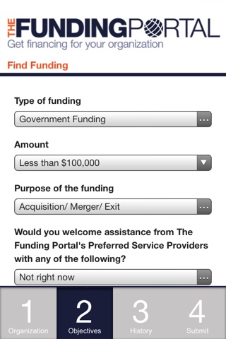 Fundingportal screenshot 3