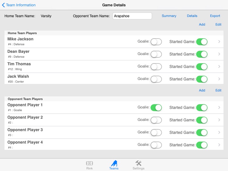 HockeyGameTrack screenshot-3