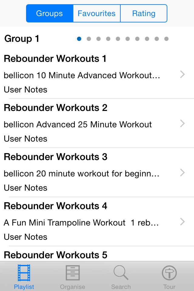 Rebounder Workouts screenshot 2